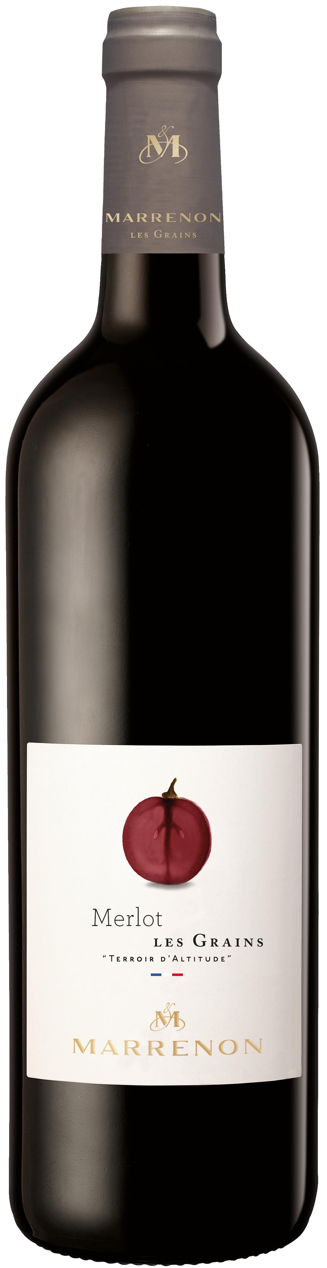 Les Grains | Merlot, IGP Méditerranée, Rouge, 2022