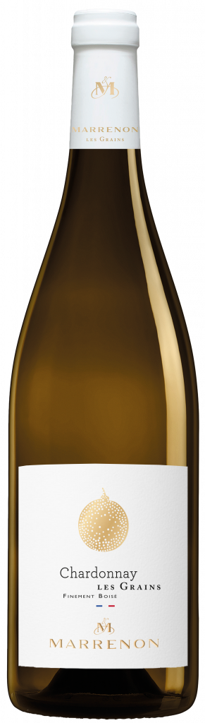 Les Grains | Chardonnay Finement boisé, IGP Méditerranée, Blanc, 2024