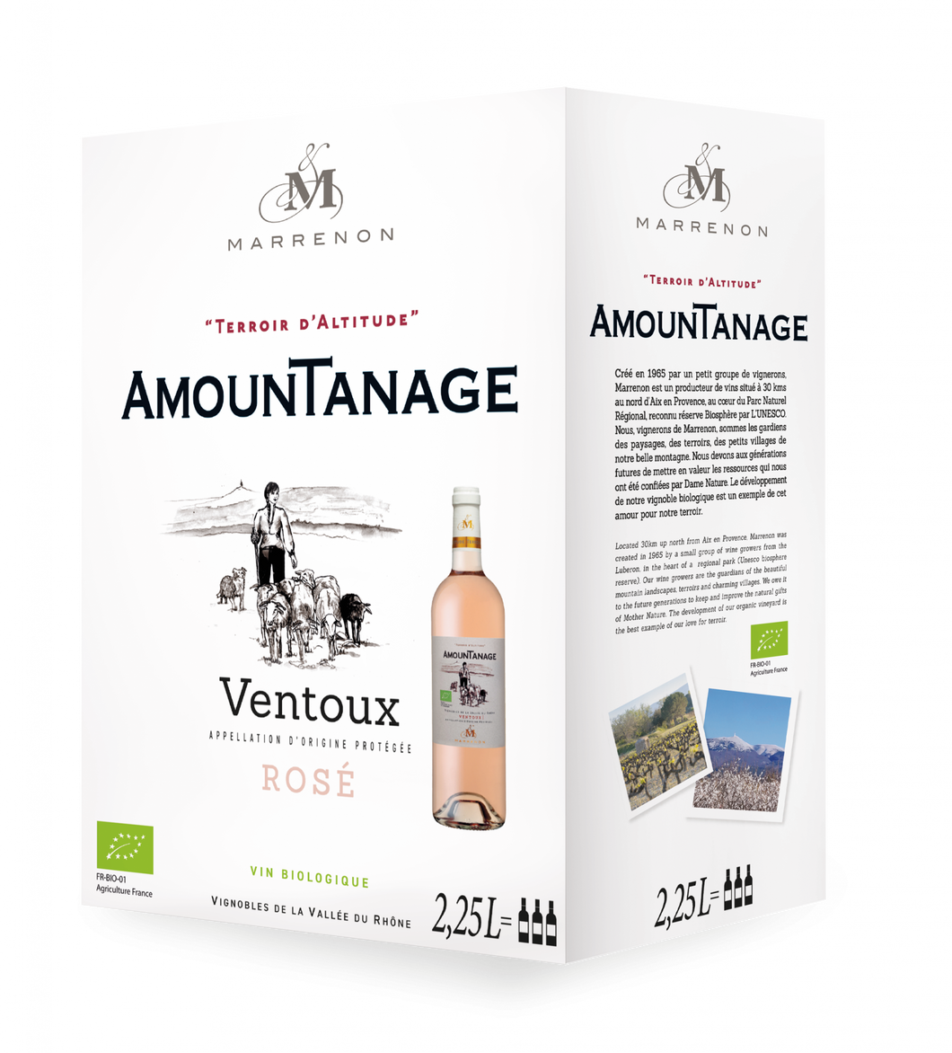 Amountanage, AOP Ventoux BIO, Rosé 2,25L